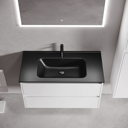 Мебель для ванной Sancos Libra 90 LB90W белый/черный