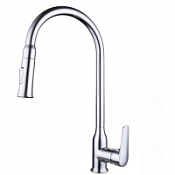 Смеситель Bravat Arden  F7362395CP-ENG для кухонной мойки, с вытяжным изливом, хром