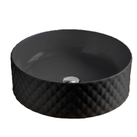 Раковина ArtCeram Rombo OSL009 17;00 44 черный матовый