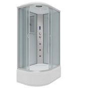 Душевая кабина Niagara Classic NG-2310-14RF 120x80x215 стекло матовое/профиль серебро Душевая кабина Niagara Classic NG-2310-14RF 120x80x215 стекло матовое/профиль серебро