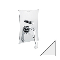 Смеситель Emmevi Ares 76019BIO для душа, белый матовый