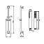 Душевой гарнитур Palazzani Idrotech stick 9920B410G хром - фото 4
