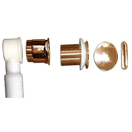 Декоративная накладка на отверстие перелива для ванны BelBagno BB39-TC-ORO золото