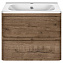 Тумба с раковиной Vincea Vico VMC-2V600VO 60 подвесная, 2 выкатных ящика, V.Oak