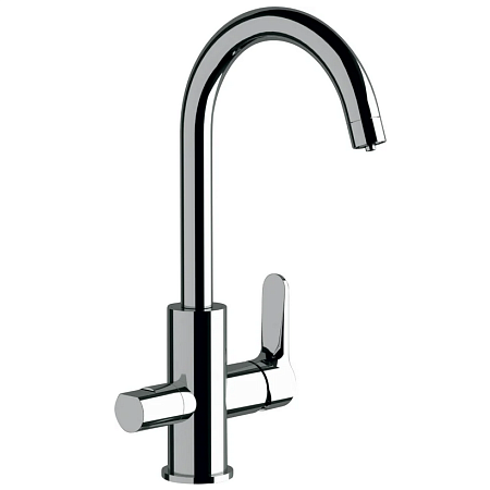 Смеситель Remer Winner W79DW для кухонной мойки, хром