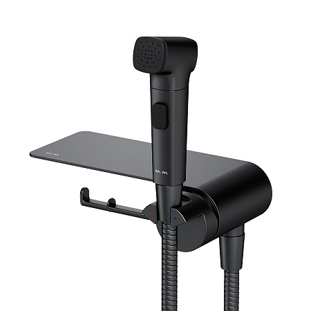 Гигиенический душ со смесителем Am.Pm Func F0H8F922 черный