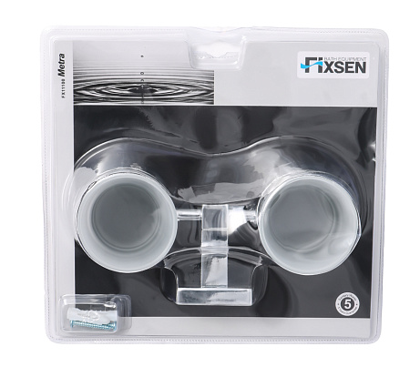 Подстаканник Fixsen Metra FX-11107 хром