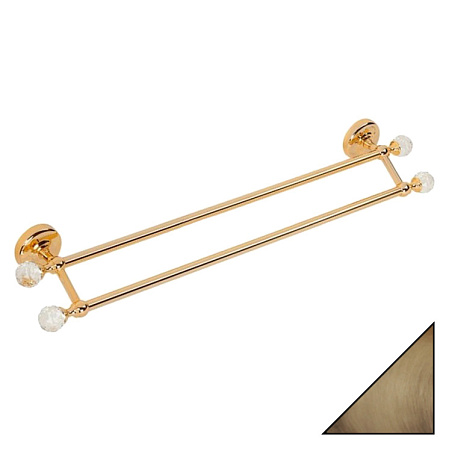 Полотенцедержатель Migliore Amerida 16569 двойной, бронза/swarovski