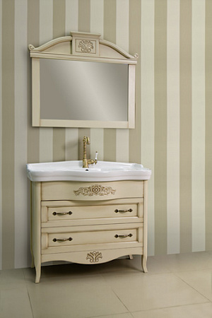 Тумба с раковиной BelBagno Primavera 95 bianco antico