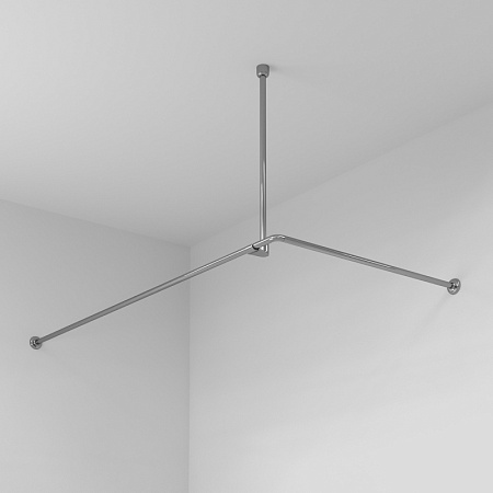 Карниз WasserKRAFT Dinkel SC-469018 для ванны хром