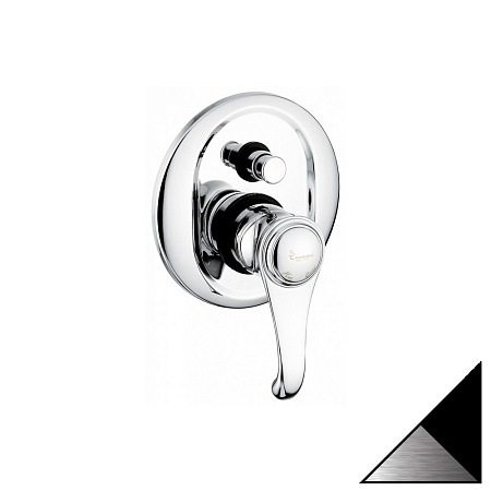 Смеситель Emmevi Tiffany 6019NC для душа, черный/хром