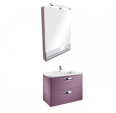 Мебель для ванной Roca Gap ZRU9302740 80 см, фиолетовая