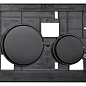 Кнопка смыва Tece Loop Modular 9240667 черная без лицевой панели