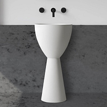 Раковина отдельностоящая ABBER Stein AS2507 белый матовый