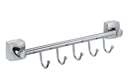 Вешалка Fixsen Kvadro FX-61305B-5 хром