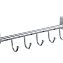Вешалка Fixsen Kvadro FX-61305B-5 хром - фото 1