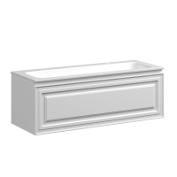 Тумба c раковиной Sancos Very 120 VR120W два смесителя, Bianco