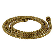 Душевой шланг WasserKRAFT A197 150 см глянцевое золото