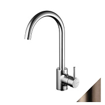 Смеситель Palazzani Mimo 02535336 для кухонной мойки, никель