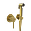 Гигиенический душ со смесителем Kludi Bozz 38998N076 4 в 1 золото брашированное