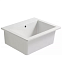 Раковина Globo Forty3 FO063.BI*1 60*50 с 1 отверстием под смеситель, белый