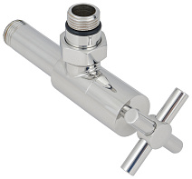 Вентиль Сунержа 00-1408-1212 угловой, крест,  без покрытия