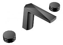 Смеситель Boheme Venturo 150-B-DIAMOND для раковины, ручка Diamond, черный