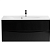 Тумба с раковиной BelBagno Marino MARINO-1100-2C-SO-NL-P 110 nero lucido