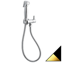 Гигиенический душ Emmevi 132/NO с запорным вентилем, черный/золото