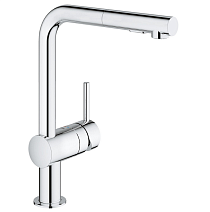 Смеситель Grohe Minta 30274000 для кухонной мойки выдвижной излив