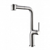 Смеситель BelBagno BB-LAM60-IN для кухонной мойки, с выдвижным изливом, сатин Смеситель BelBagno BB-LAM60-IN для кухонной мойки, с выдвижным изливом, сатин