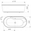Акриловая ванна BelBagno BB14-K 178x84 белый - фото 3