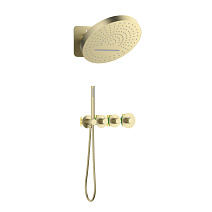 Душевой комплект Timo Saona SX-2329/17SM золото матовое Душевой комплект Timo Saona SX-2329/17SM золото матовое