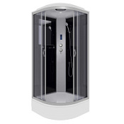 Душевая кабина Niagara Classic NG-3501-14P 90x90x215 стекло тонированное/профиль серебро