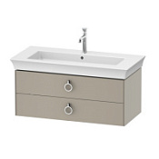 Тумба с раковиной Duravit White Tulip WT435206060 100 серо-коричневый матовый Тумба с раковиной Duravit White Tulip WT435206060 100 серо-коричневый матовый