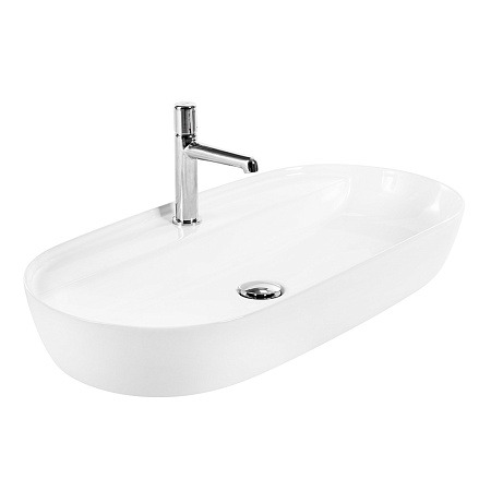 Раковина накладная BelBagno BB1347 41x81x13.5 белый