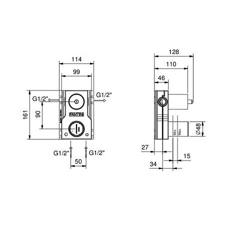 Внутрення часть Fantini 44 00 M585A
