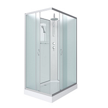 Душевая кабина Niagara Classic NG-43285-14QBKT 120x80x210 стекло матовое/профиль серебро