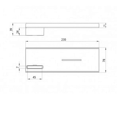 Мыльница Bossini V00116.030 хром