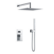 Душевой комплект Boheme Qubic 474-3-CR для ванны, хром