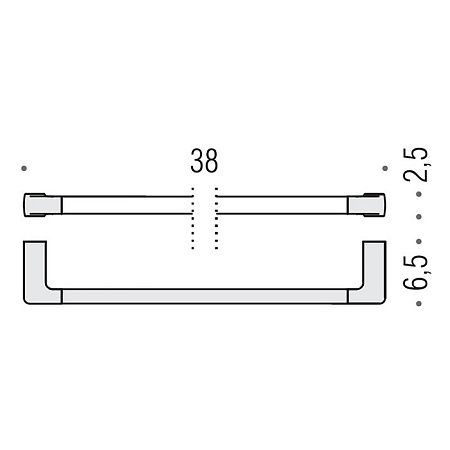 Полотенцедержатель Colombo Lulu B6209.HPS золото