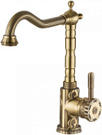 Смеситель Zorg Antic A 109K-BR для кухонной мойки, бронза
