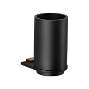 Стакан Bemeta Galla 108110010 черный матовый/золото