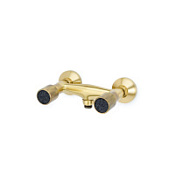 Смеситель Boheme Royal Cristal 314-Royal/CRST black для душа, бронза/черный