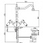 Смеситель Cezares Diamond DIAMOND-LS2-02-Sw для раковины - фото 3