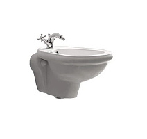 Биде подвесное Kerasan Retro 102601*1 с 1 отверстием под смеситель, белый