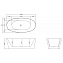 Акриловая ванна BelBagno BB403-1700-850 170x85 белый - фото 2