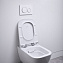 Унитаз подвесной Geberit Smyle Square Rimfree 500.683.01.1 крышка микролифт - фото 5