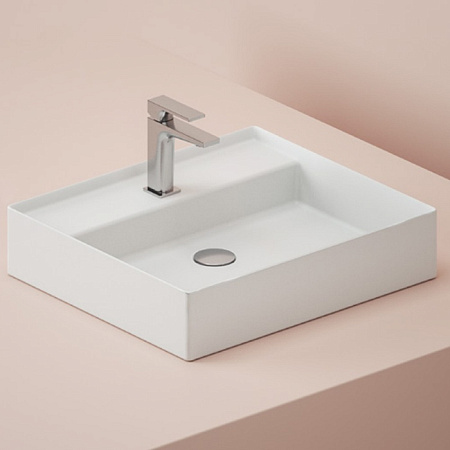 Раковина ArtCeram Scalino SCL007 01;00 55х48 белый глянцевый