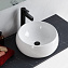 Раковина накладная BelBagno BB1065 40.5x40.5x16 белый - фото 6